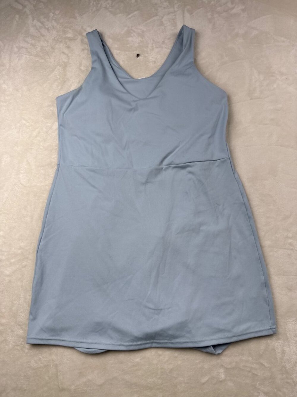 Elle Sport Womens Light Blue Sleeveless Athletic Dress Size L